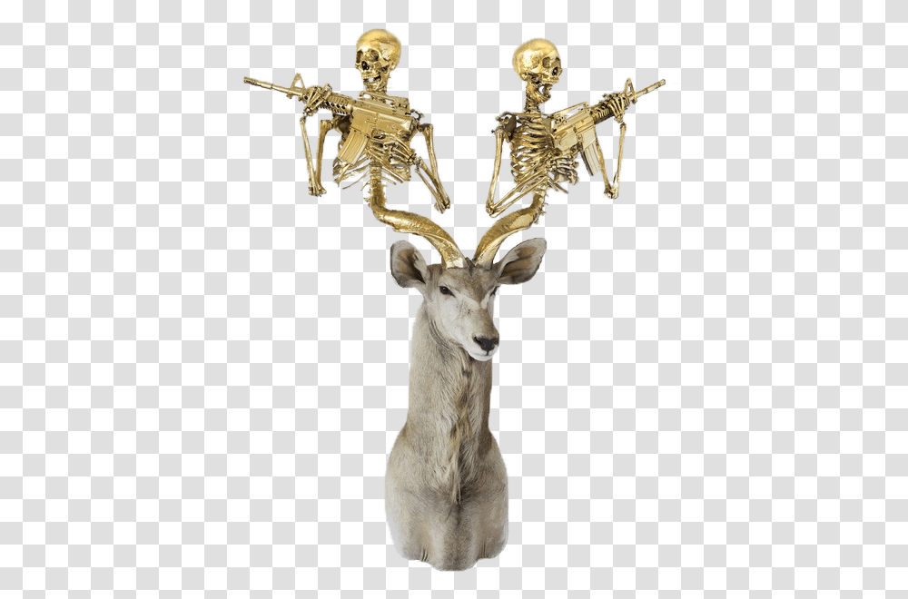 Peter Gronquist Sculpture, Cross, Antelope, Wildlife Transparent Png