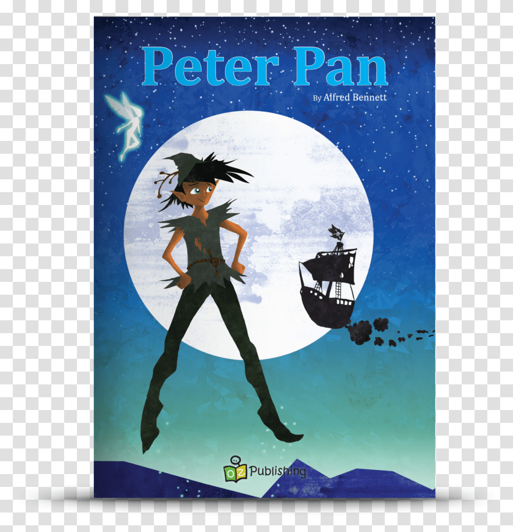 Peter Pan Big Book Fairy Tale, Poster, Advertisement, Person, Label Transparent Png