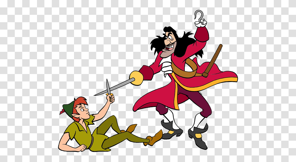 Peter Pan Captain Hook Clip Art Disney Clip Art Galore, Person, Knight, People, Duel Transparent Png