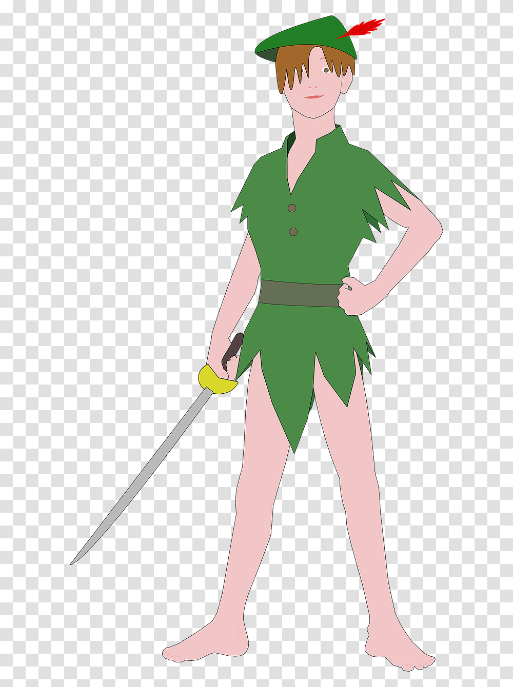 Peter Pan Cartoon Art, Sleeve, Apparel, Costume Transparent Png