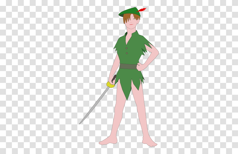 Peter Pan Cartoon Clip Art, Person, Costume, Cleaning, Pants Transparent Png