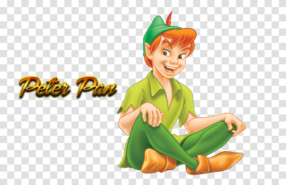 Peter Pan, Character, Person, Green Transparent Png