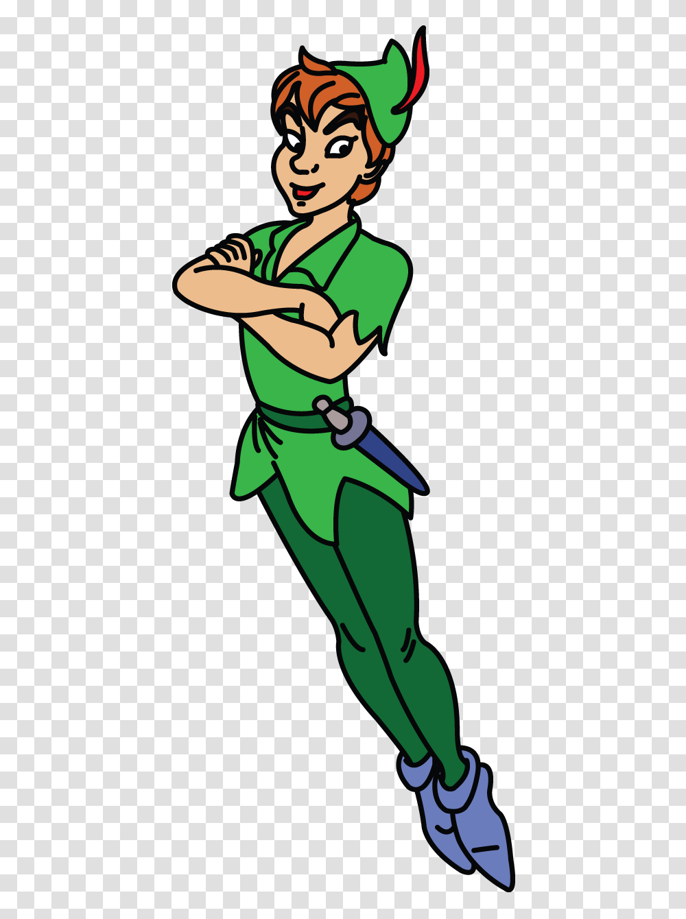 Peter Pan, Character, Elf, Costume, Person Transparent Png