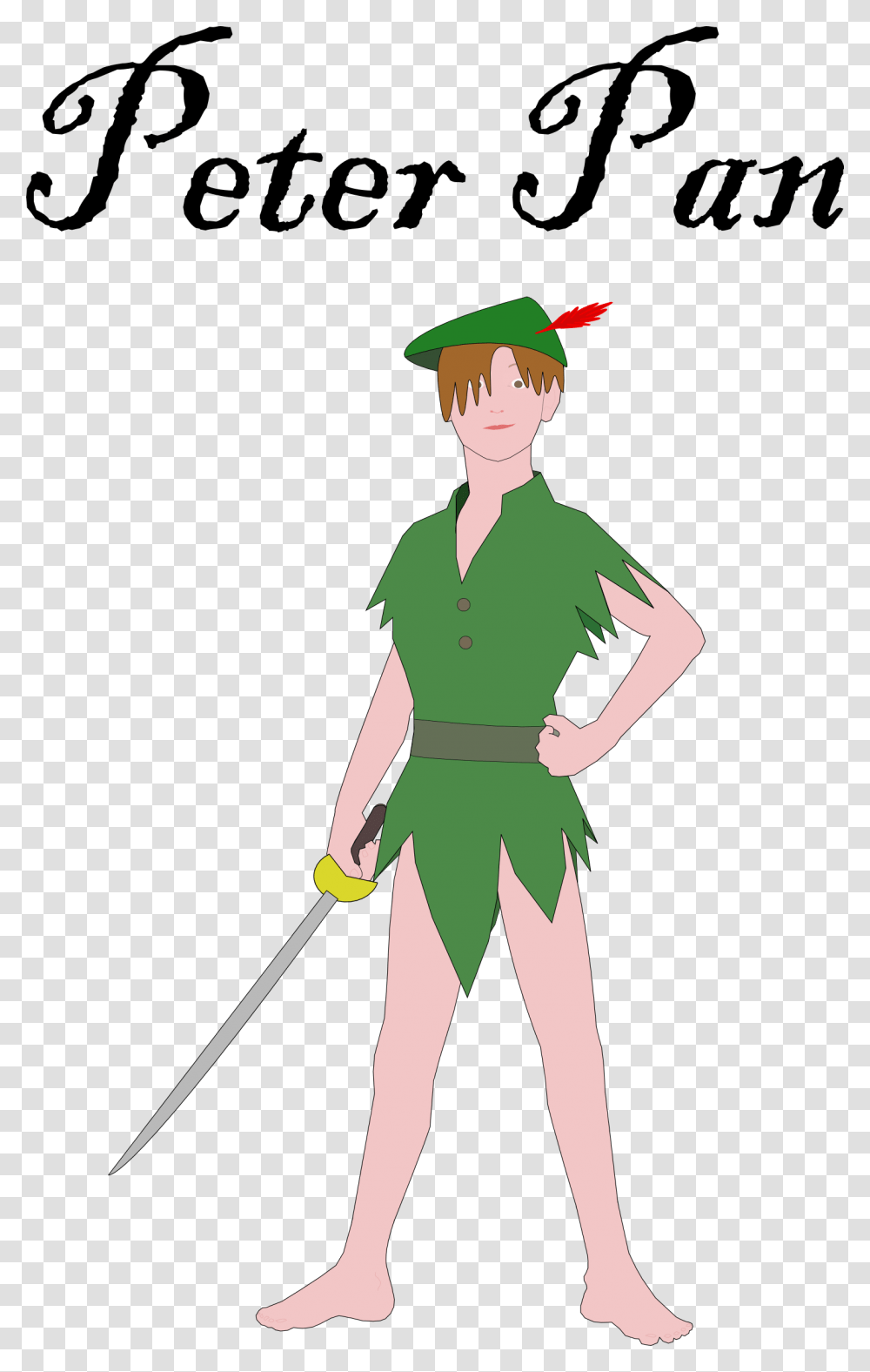 Peter Pan, Character, Person, Human, Cleaning Transparent Png