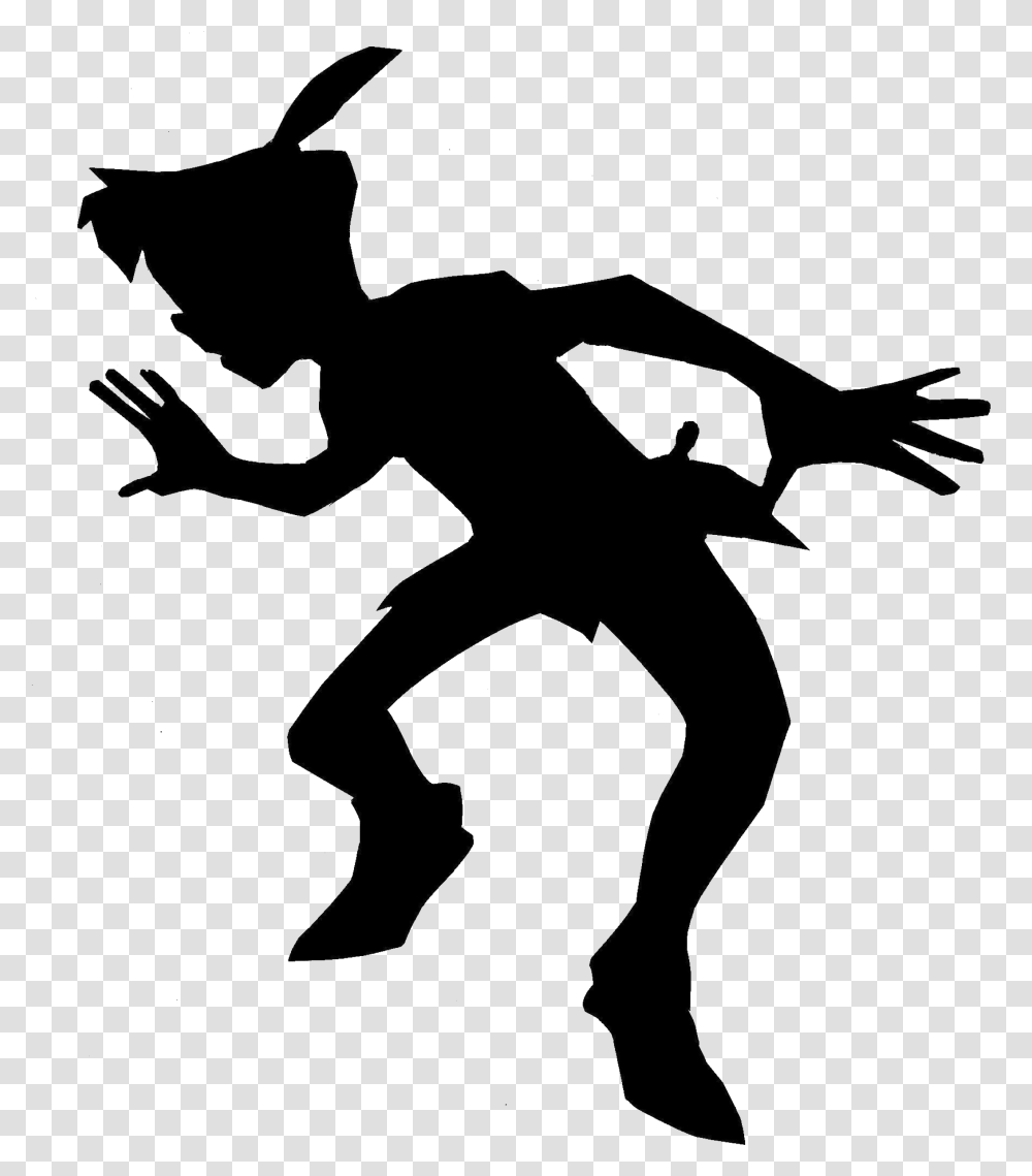 Peter Pan, Character, Silhouette, Stencil, Person Transparent Png