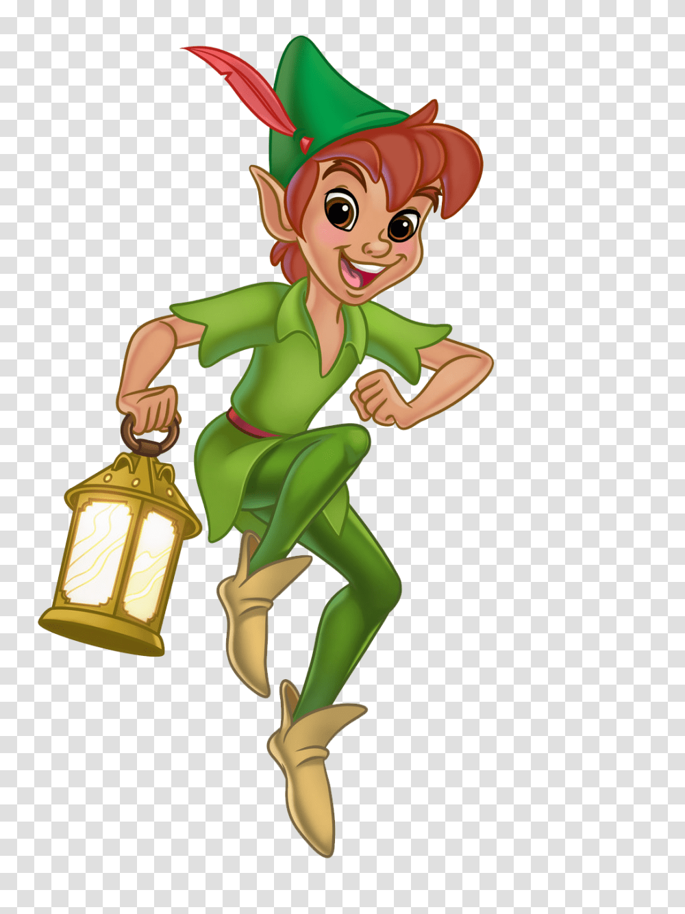 Peter Pan, Character, Toy, Elf, Lantern Transparent Png