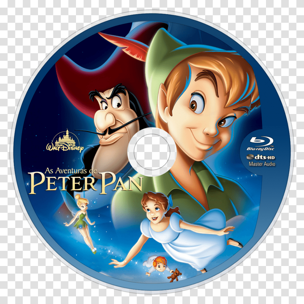 Peter Pan Characters, Disk, Dvd, Person, Human Transparent Png