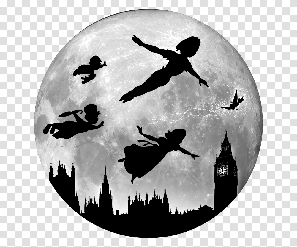 Peter Pan Clipart Silhouette I'm So Fly I Neverland, Outdoors, Nature, Person, Human Transparent Png