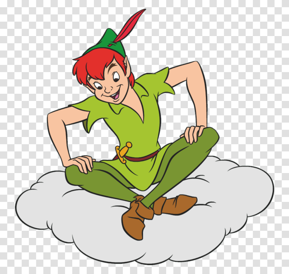 Peter Pan Hd, Kneeling, Sitting, Elf Transparent Png