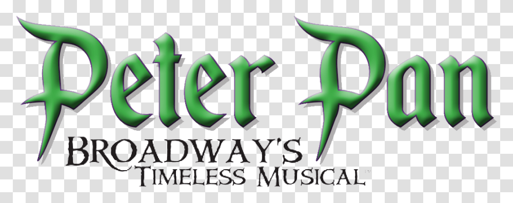 Peter Pan Peter Pan Musical Title, Alphabet, Logo Transparent Png