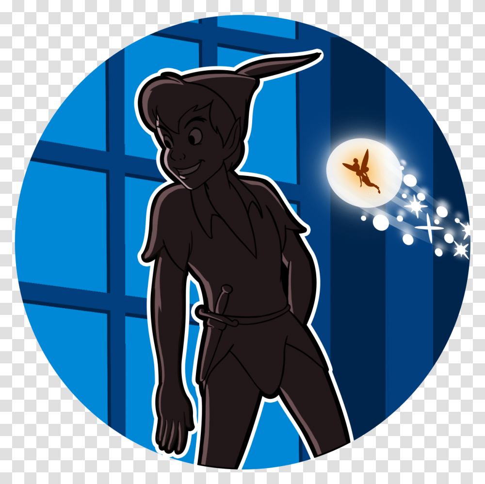 Peter Pan Silhouette, Person, Human, Sphere, Prison Transparent Png