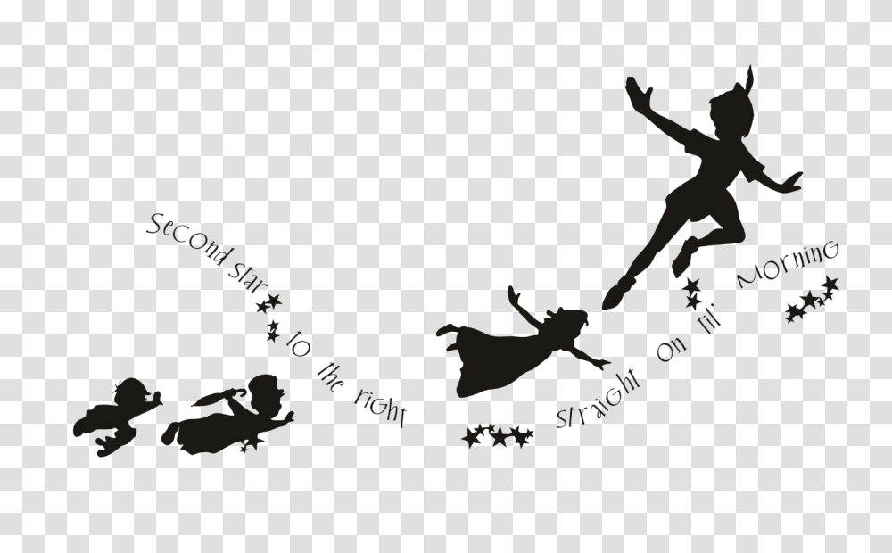 Peter Pan Silhouette, Person, People, Leisure Activities Transparent Png