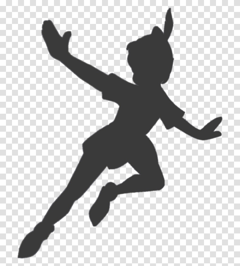 Peter Pan Tinker Bell Silhouette Shadow Clip Art, Person, Human, Dance, Leisure Activities Transparent Png