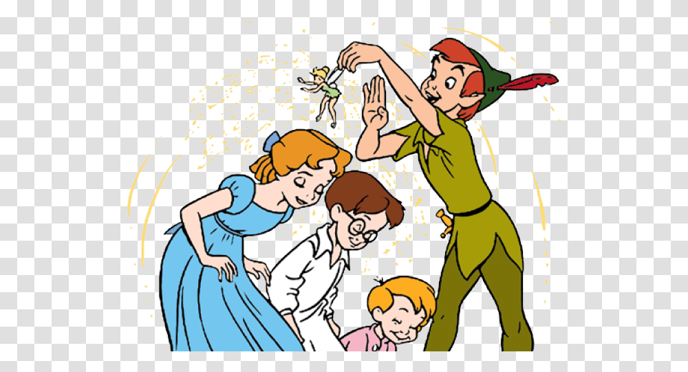 Peter Pan Wendy John And Michael, Person, Human, People Transparent Png