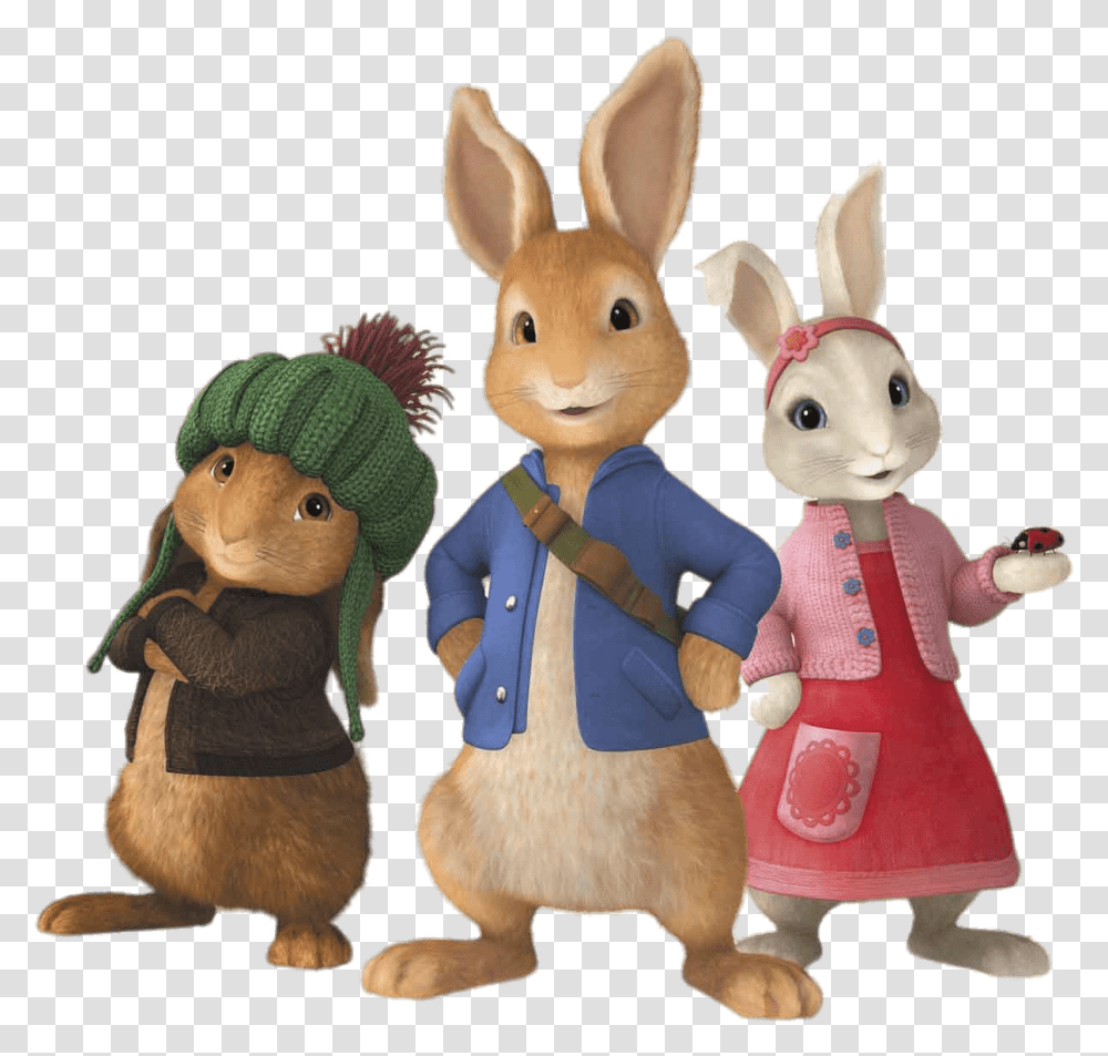 Peter Rabbit And Friends Clip Arts Peter Rabbit And Friends, Figurine, Toy, Doll, Rodent Transparent Png