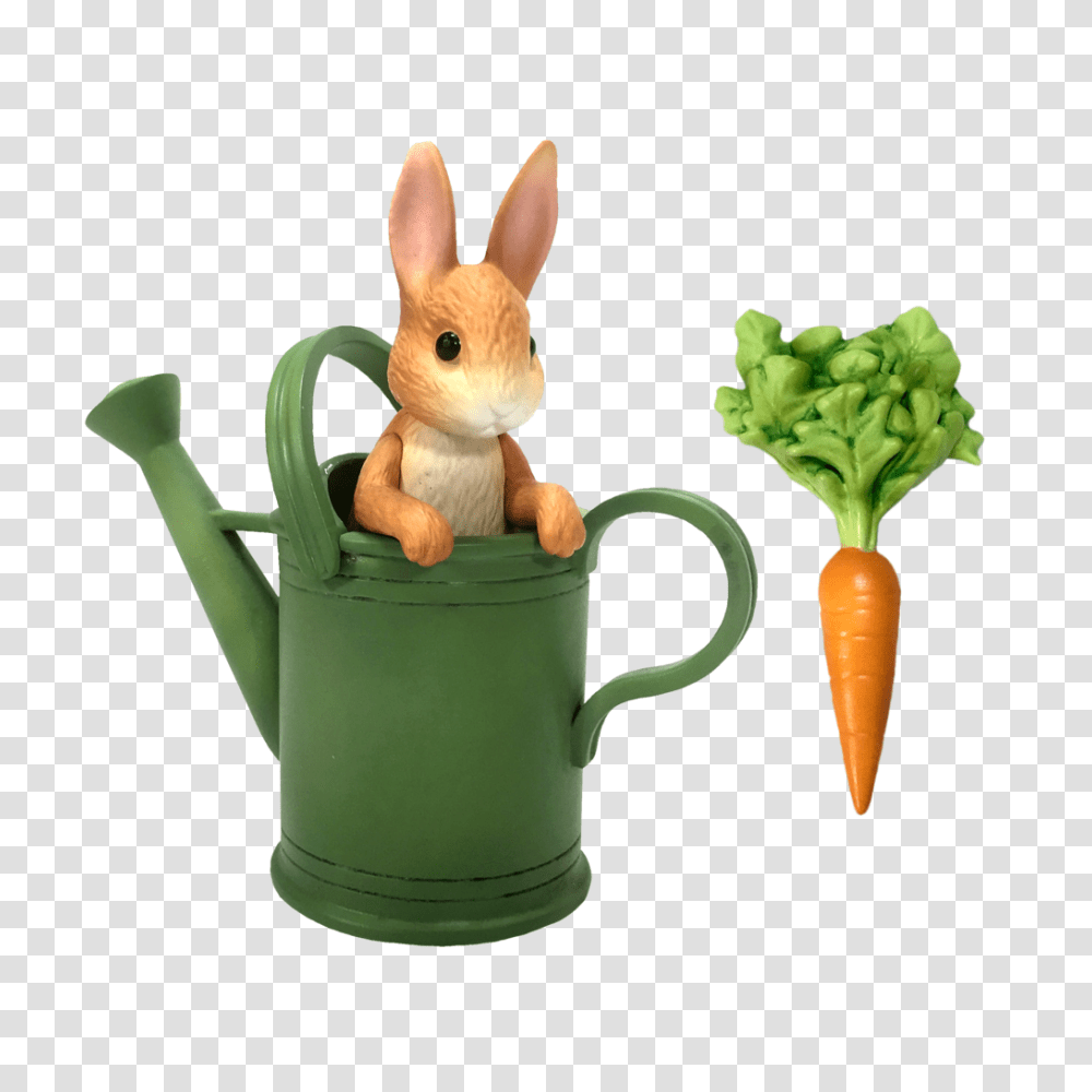 Peter Rabbit And Watering Can, Plant, Tin, Toy, Food Transparent Png