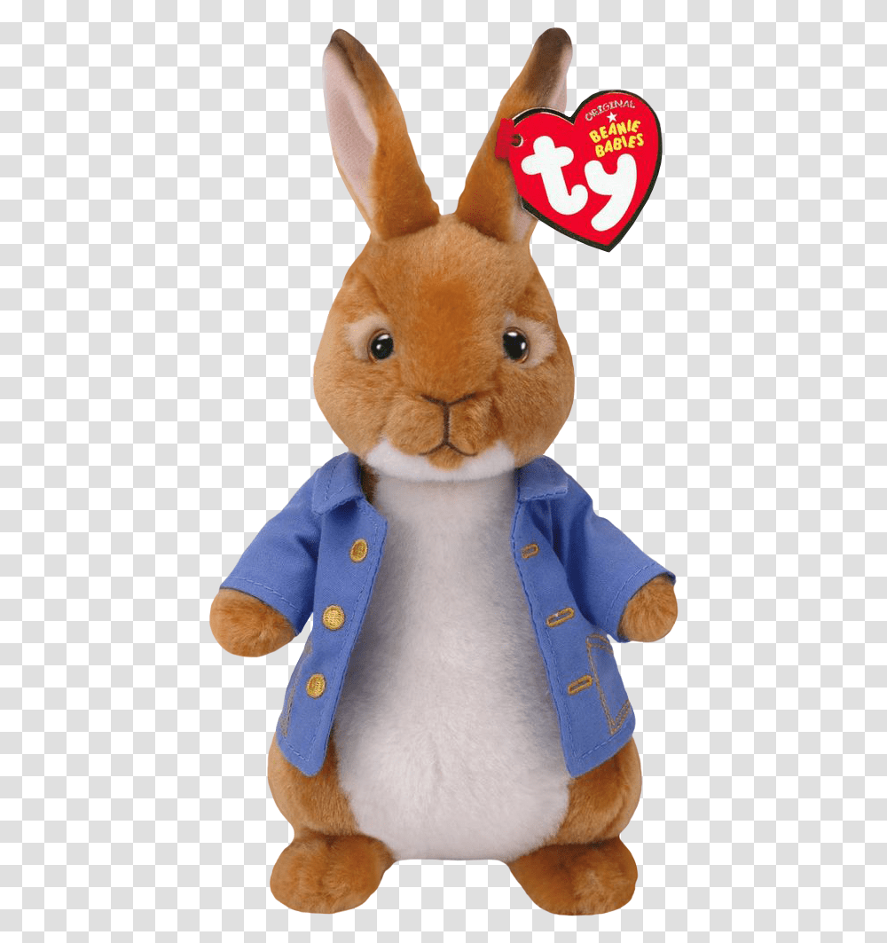 Peter Rabbit Beanie Boo Peter Rabbit Beanie Babies, Toy, Plush, Doll, Teddy Bear Transparent Png