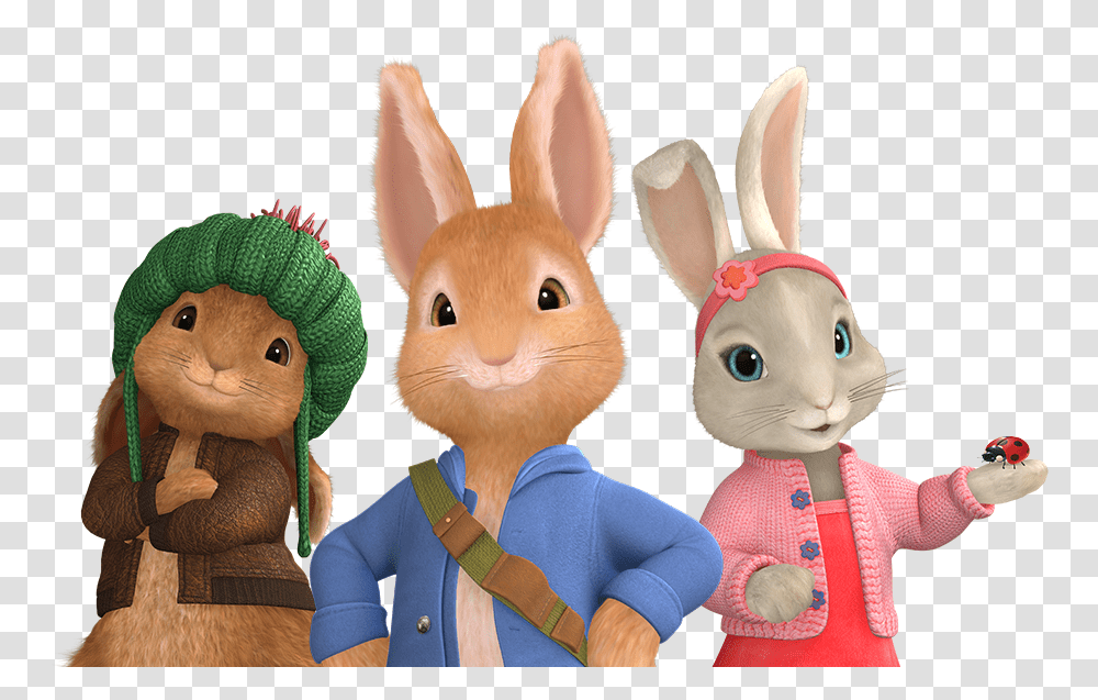 Peter Rabbit Lily And Benjamin, Doll, Toy, Cat, Mammal Transparent Png