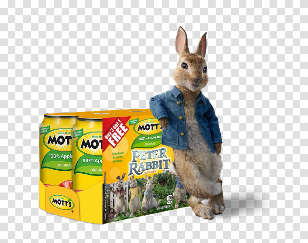 Peter Rabbit Motts Peter Rabbit, Animal, Mammal, Bunny, Dog Transparent Png