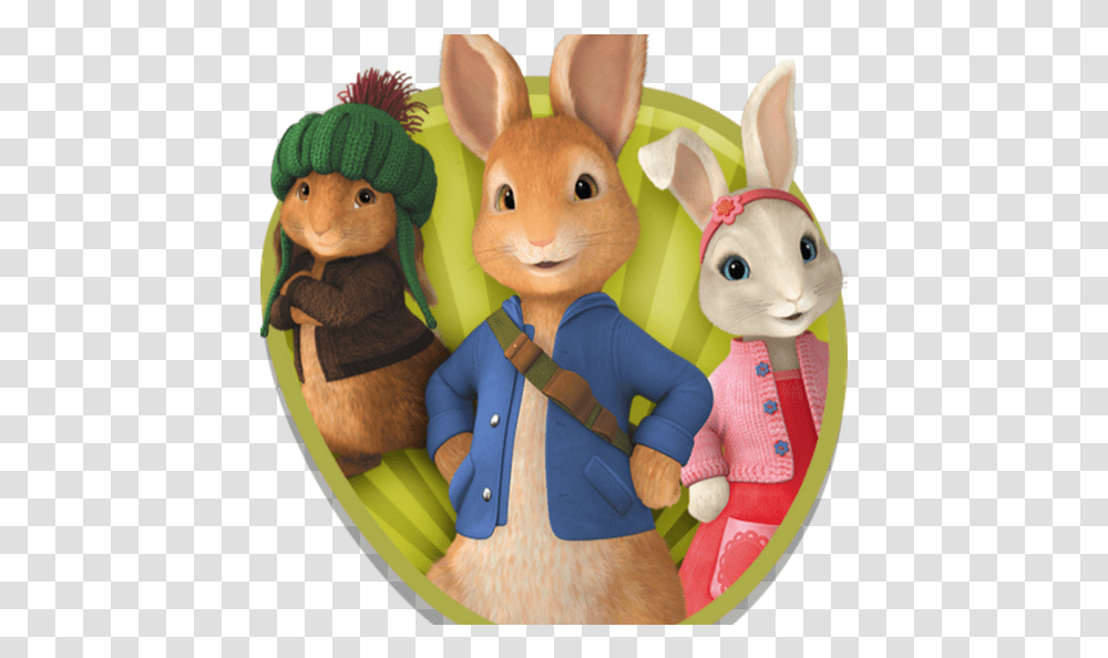 Peter Rabbit Nick Jr Image With Cbeebies Peter Rabbit Birthday, Doll, Toy, Plush, Figurine Transparent Png