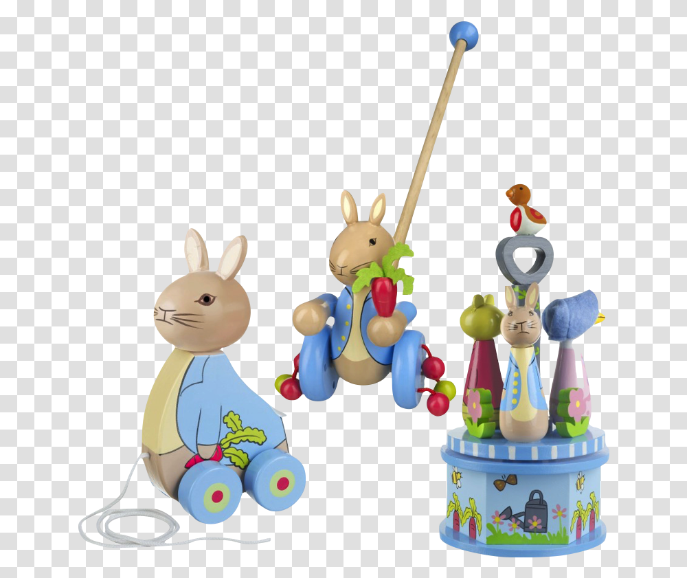 Peter Rabbit Range Alpha Peter Rabbit Musical Carousel, Dessert, Food, Cake, Figurine Transparent Png