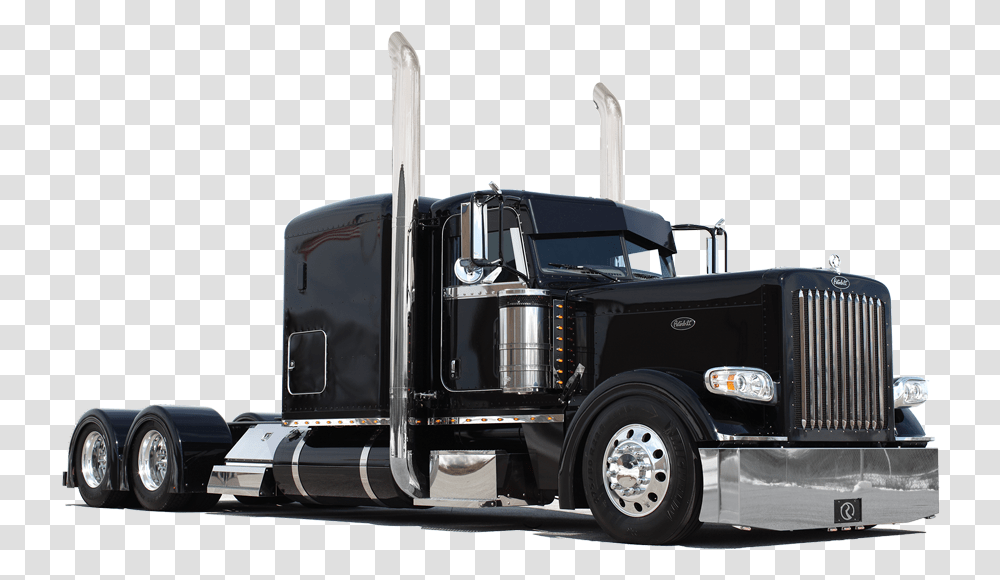 Peterbilt 379 Mover Car Truck Semi Truck Background, Vehicle, Transportation, Trailer Truck, Wheel Transparent Png