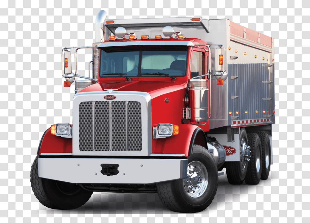 Peterbilt, Truck, Vehicle, Transportation, Fire Truck Transparent Png