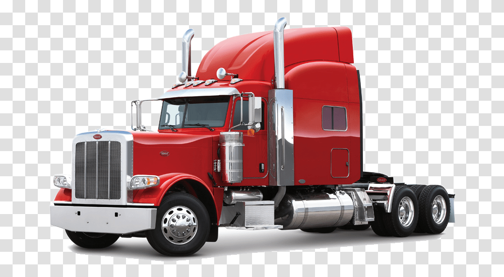 Peterbilt Trucks, Vehicle, Transportation, Trailer Truck, Fire Truck Transparent Png