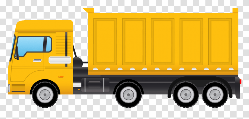 Peterbilt Vector Truck Truck Free Vector, Trailer Truck, Vehicle, Transportation, Moving Van Transparent Png