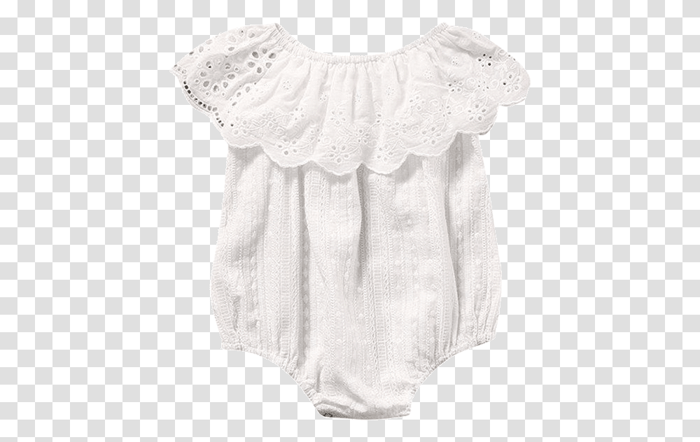 Petite Bello Playsuit 0 6 Months Beautiful White Lace Maillot, Blouse, Apparel Transparent Png