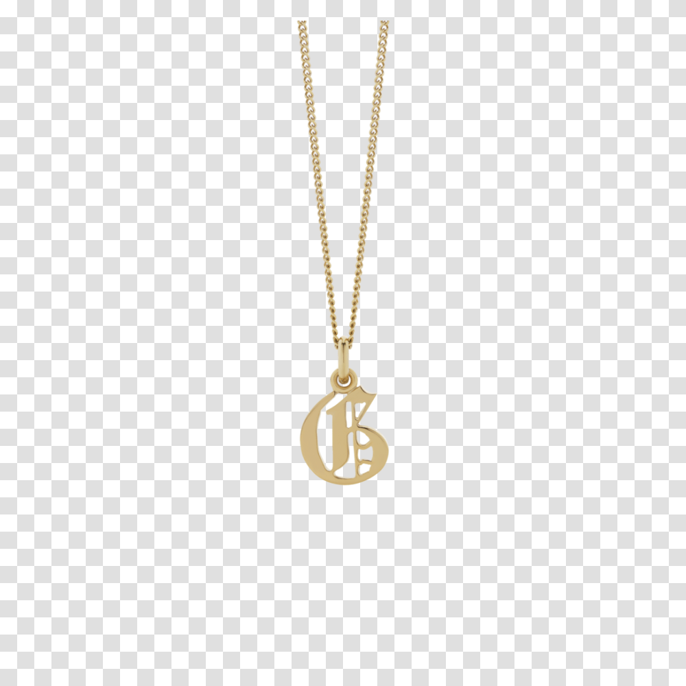 Petite Capital Letter Necklace Meadowlark Jewellery, Pendant, Chain Transparent Png