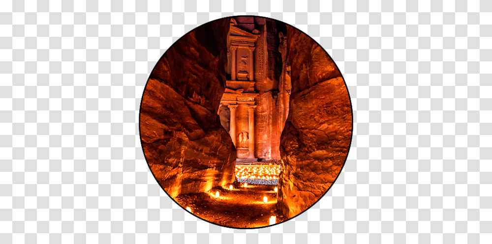 Petra Tours Co Osaid Logo, Nature, Architecture, Building, Bonfire Transparent Png