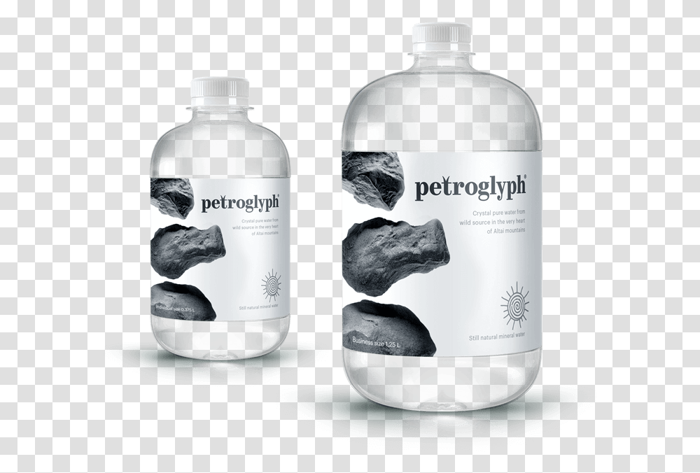 Petroglyph - Altai Wild Water Petroglyph, Bottle, Shaker, Jar, Liquor Transparent Png