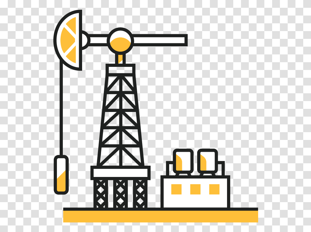 Petroleum Oil Well Oil Field Oil Platform Petroleum Factory Vector, Number, Tie Transparent Png