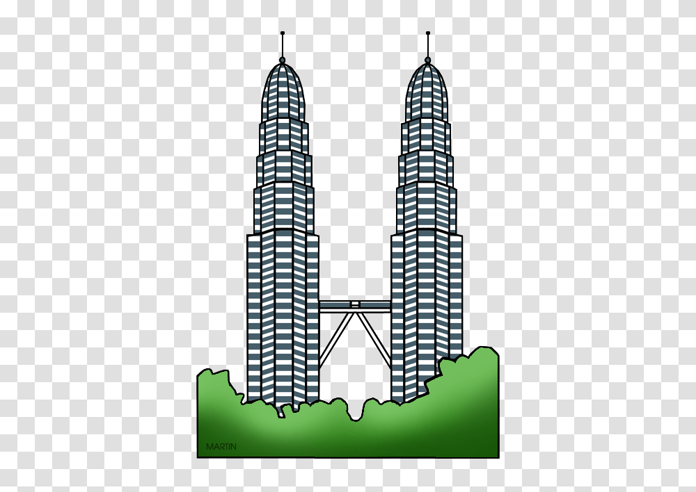 Petronas Clipart, High Rise, City, Urban, Building Transparent Png