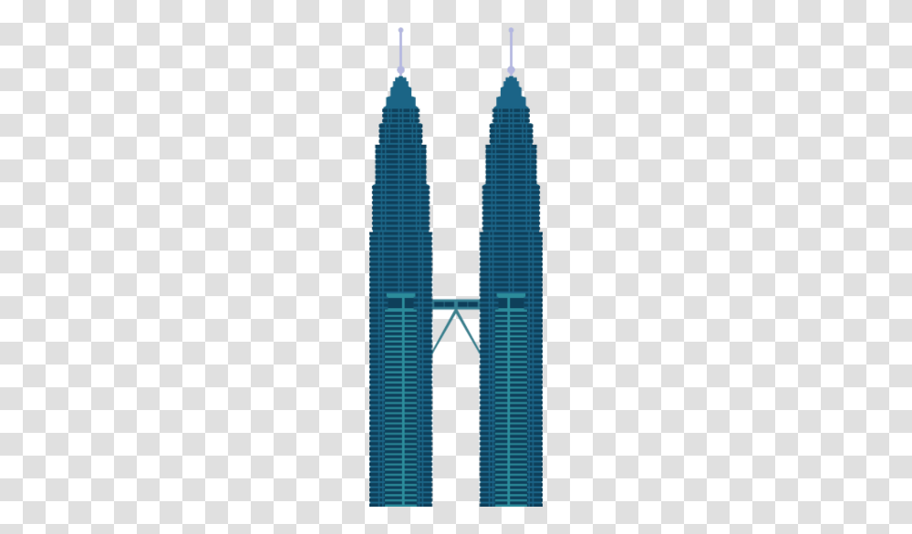 Petronas Twin Towers, City, Urban, Building, High Rise Transparent Png