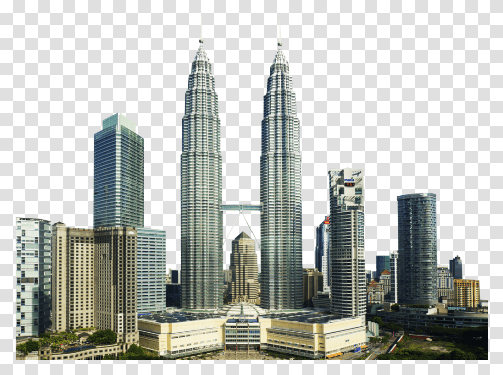 Petronas Twin Towers, High Rise, City, Urban, Building Transparent Png