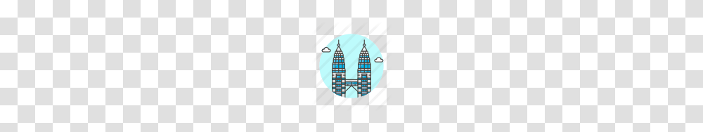 Petronas Twin Towers Icons, Metropolis, City, Urban, Building Transparent Png