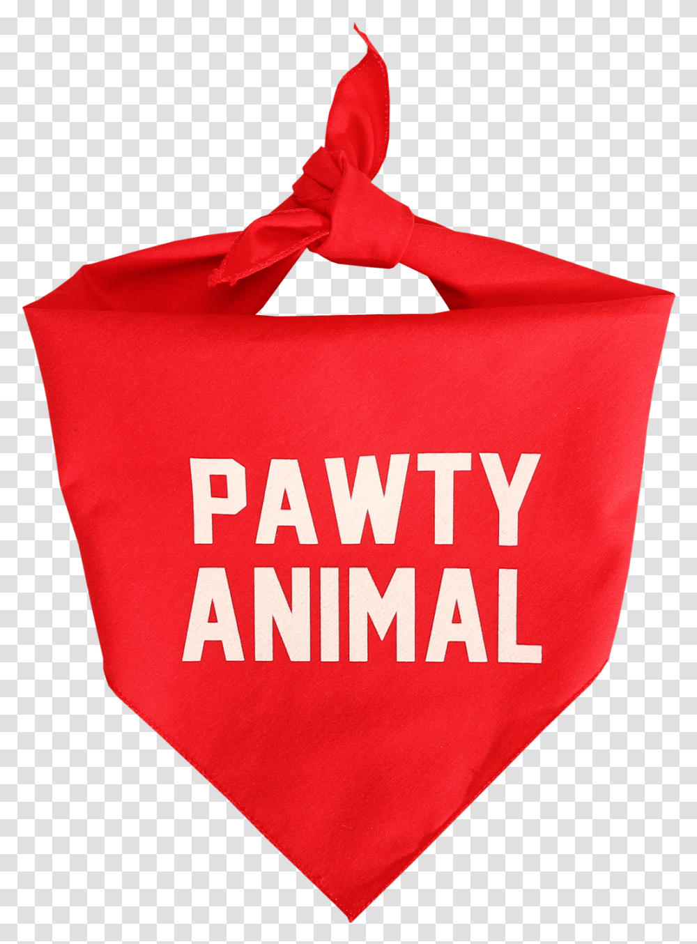 Pets Frenchie Pawty Animals Red Bandana Illustration, Bag, Sack, Shopping Bag, Tote Bag Transparent Png