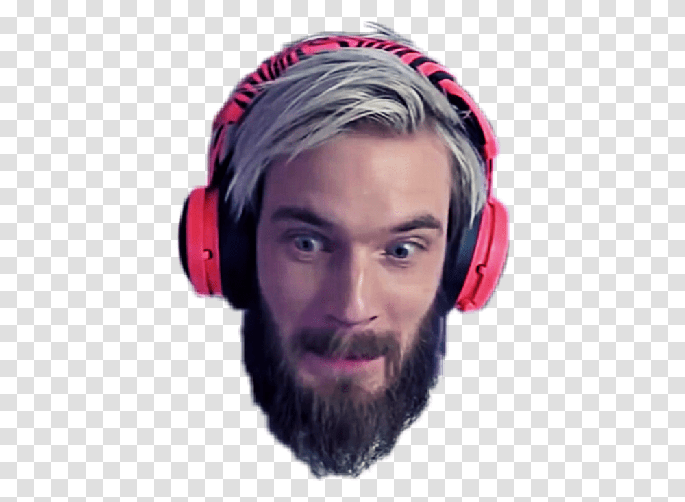 Pewdiepie Brofist Pewds Youtube Youtubers 100 Million Subs Play Button, Head, Face, Person, Electronics Transparent Png