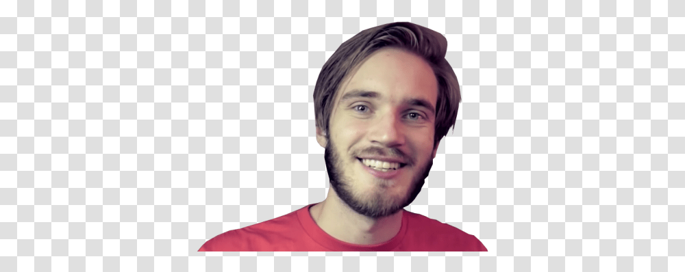 Pewdiepie Full Size Download Youtubers Faces, Person, Human, Beard, Portrait Transparent Png
