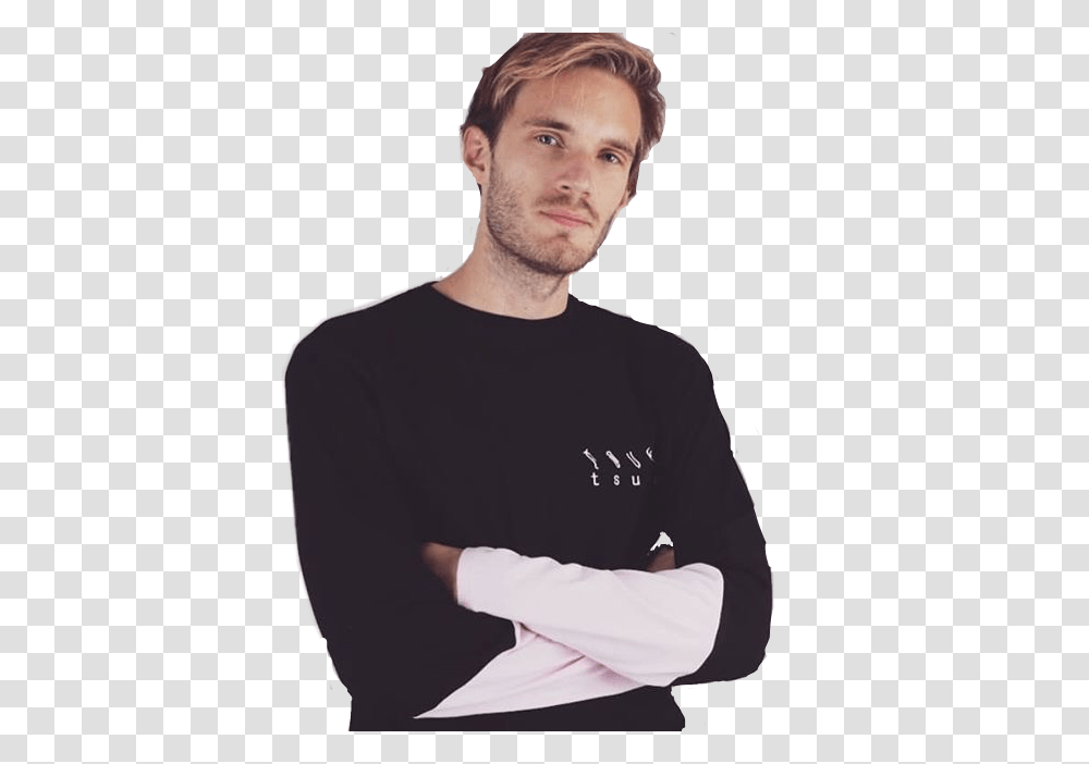 Pewdiepie Instagram, Sleeve, Apparel, Long Sleeve Transparent Png