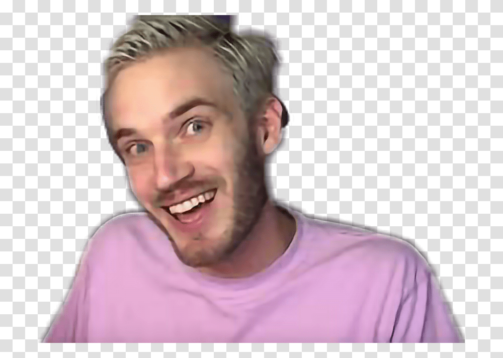 Pewdiepie, Person, Human, Face, Portrait Transparent Png