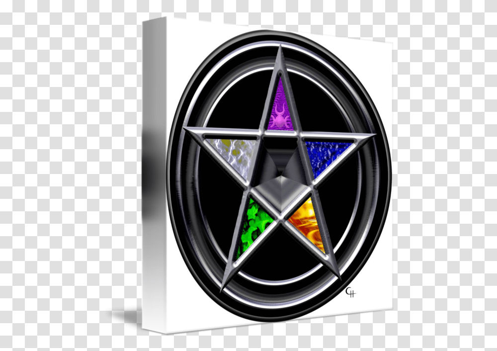 Pewter Elements Pentacle By Cat High Five Smoke Elemental Pentagram, Symbol, Star Symbol, Emblem Transparent Png