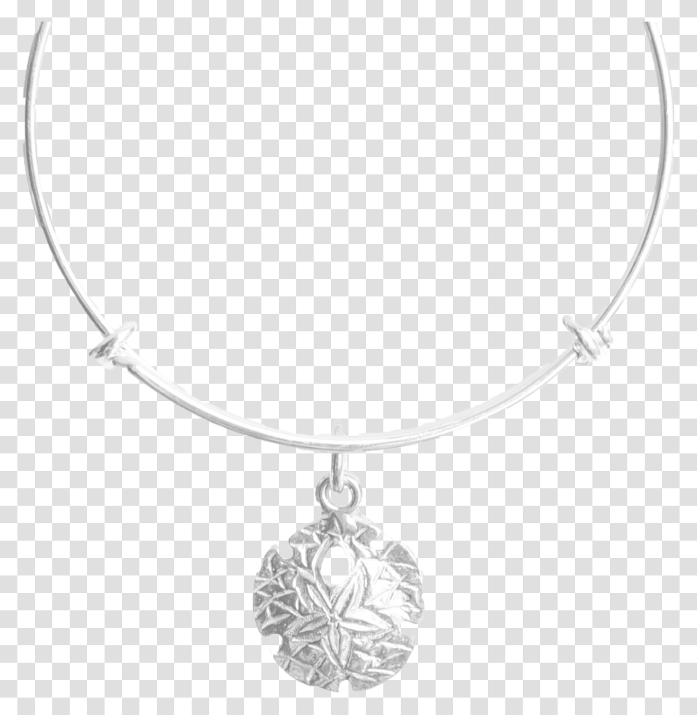Pewter Sand Dollar Bangle Locket, Necklace, Jewelry, Accessories, Accessory Transparent Png