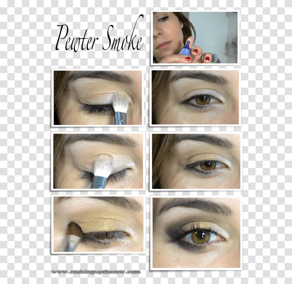 Pewter Smoke Tutorial The Daily Bailey B Bloglovin' Sparkly, Person, Face, Contact Lens, Head Transparent Png