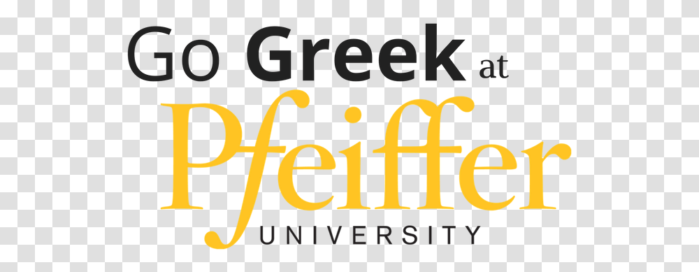 Pfeiffer Go Greek Logo Pfeiffer University, Word, Alphabet, Label Transparent Png