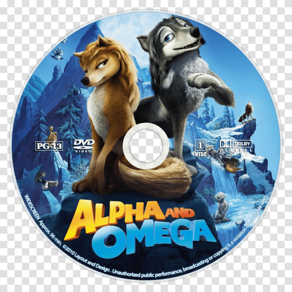 Pg 13 Haha Alpha And Omega Cast, Disk, Dvd, Dog, Pet Transparent Png