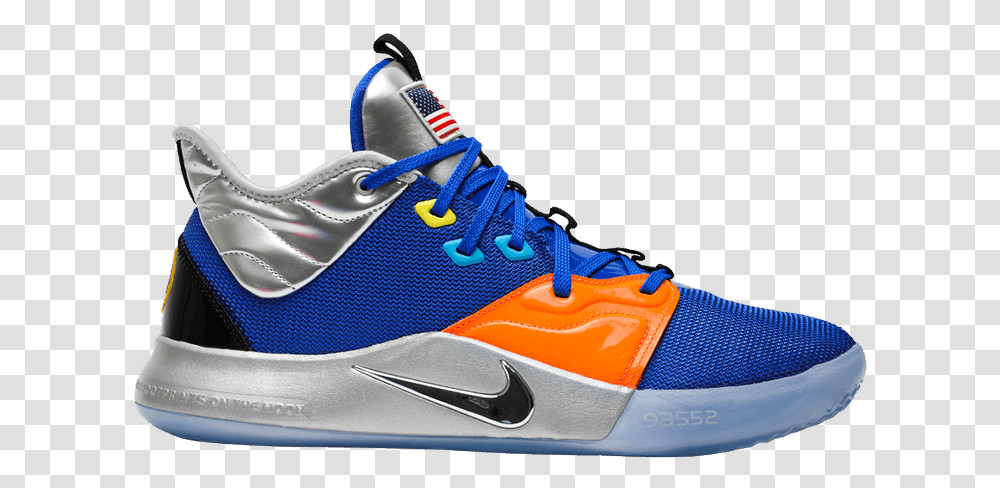 Pg 3 Shoes Blue, Footwear, Apparel, Running Shoe Transparent Png