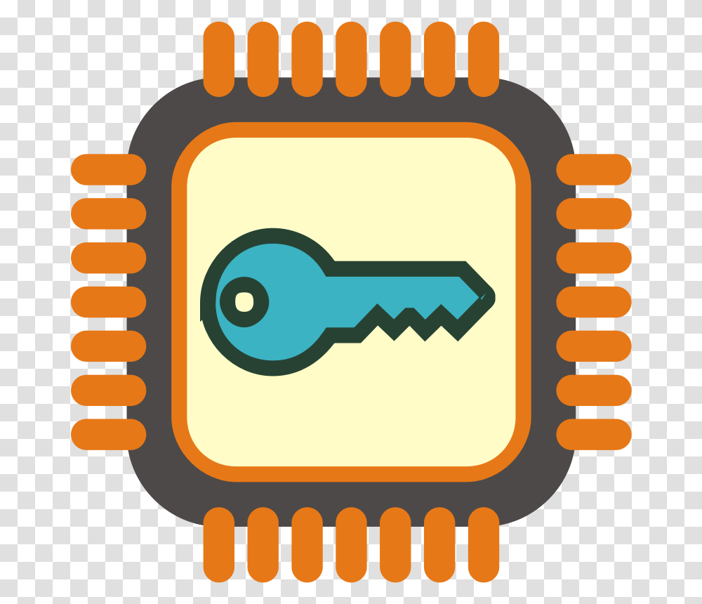 Pgb Chip Crypto 3 Microprocessor Clip Art, Key, Security Transparent Png